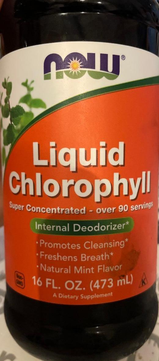 Фото - хлорофилл с мятой Liquid Chlorophyll Now