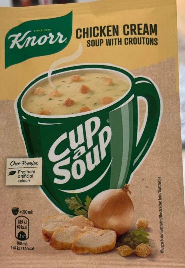 Фото - Cup a soup chicken cream Knorr