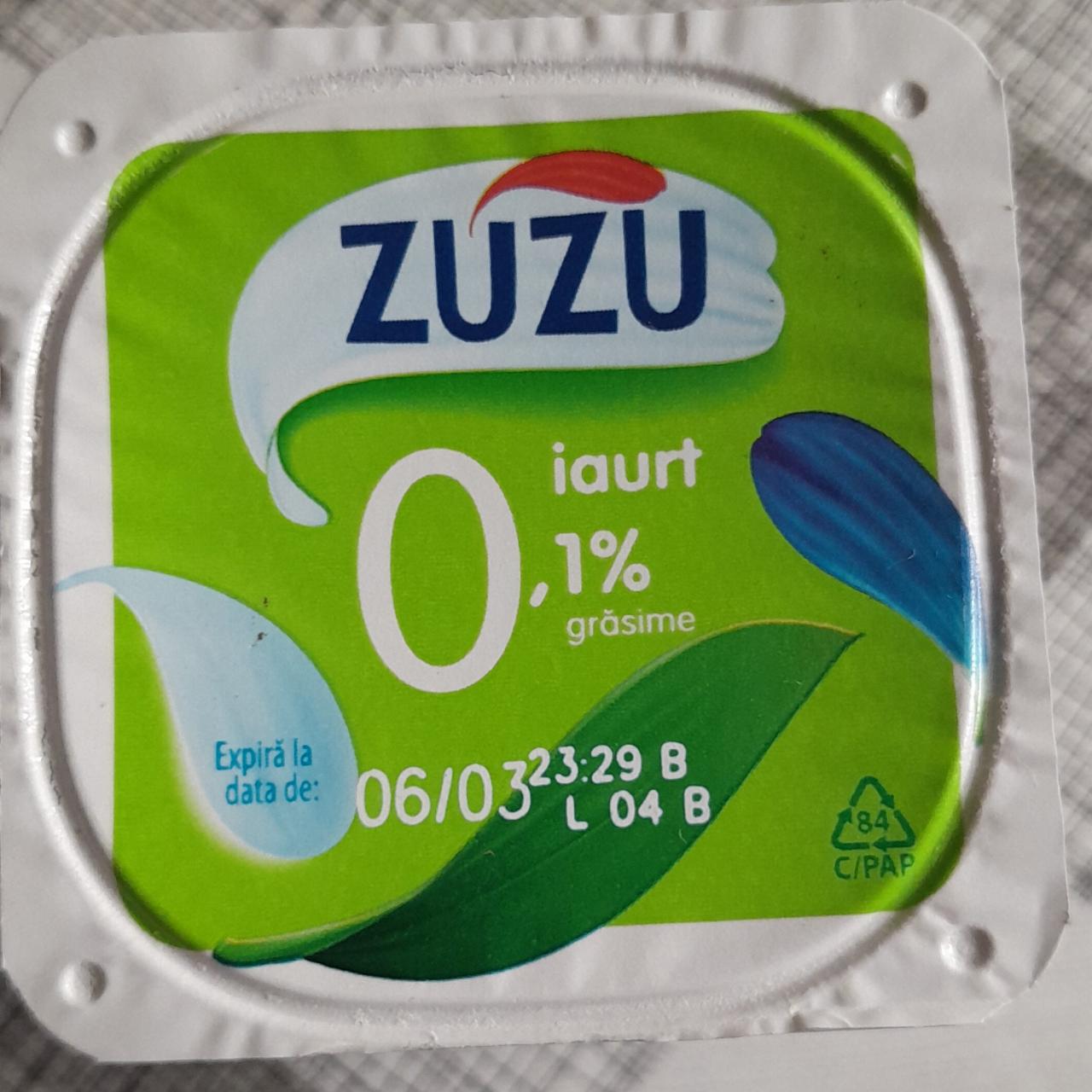 Фото - Обезжиренный йогурт 0.1% Zuzu