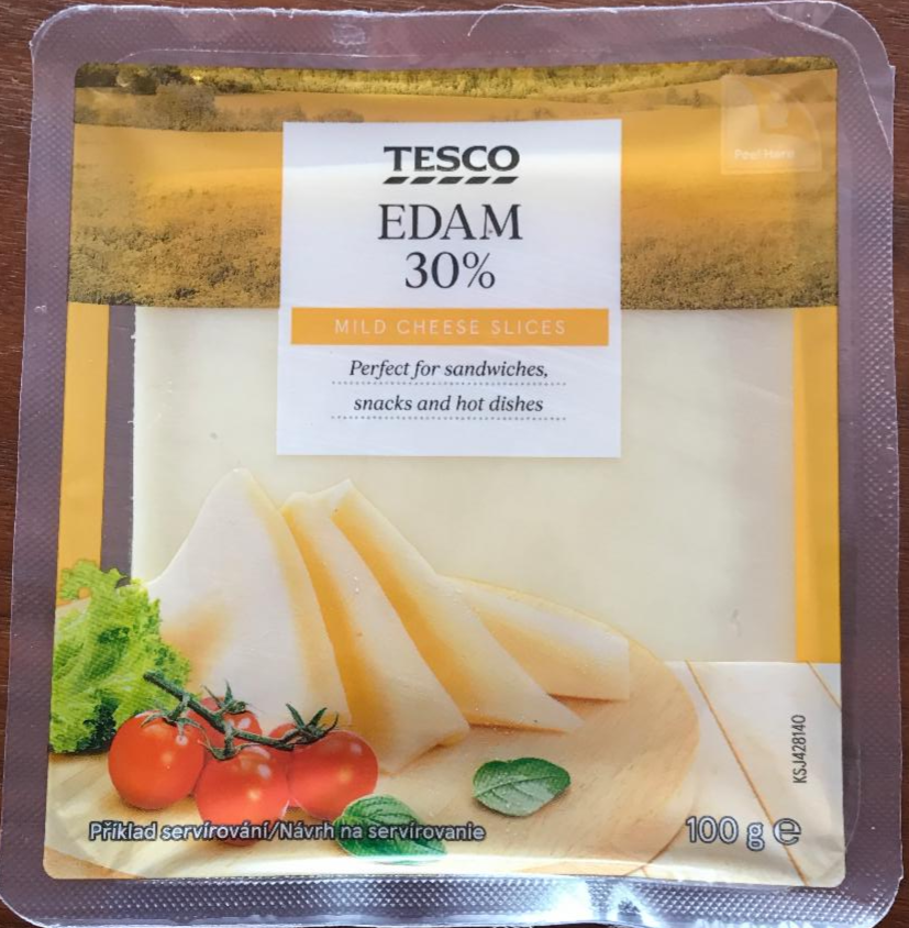 Фото - Сыр Edam 30% mild cheese block Tesco