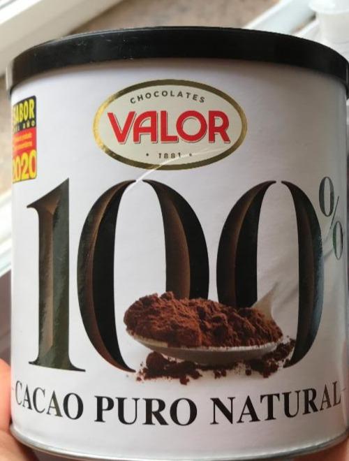 Фото - Cacao 100% puro Valor