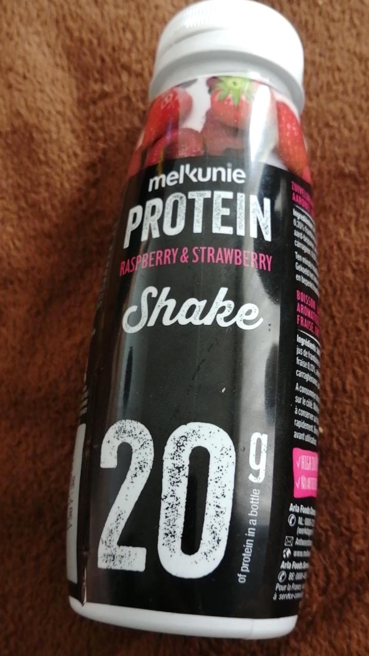 Фото - Protein shake rasberry & strawberry Melkunie