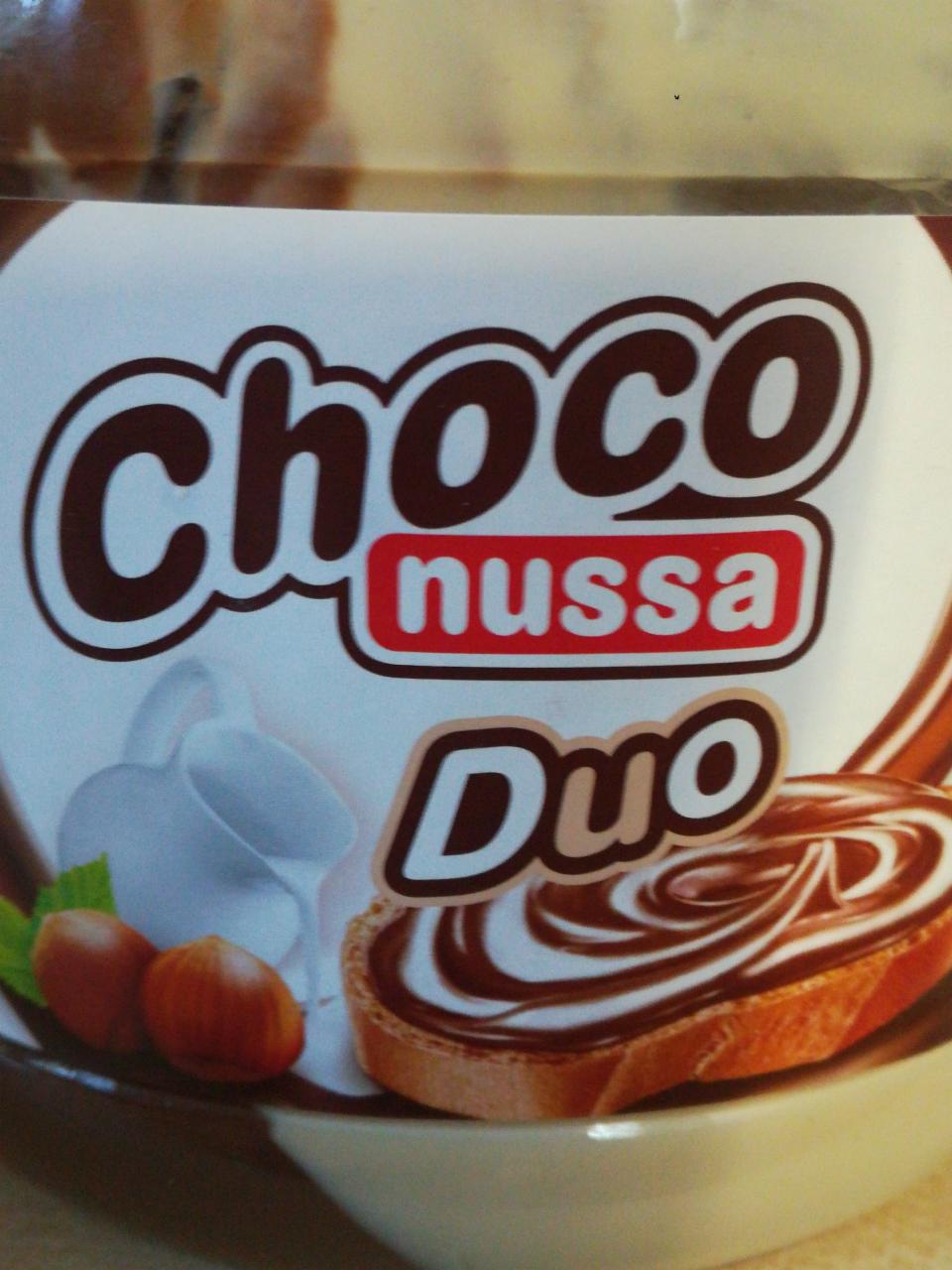 Фото - Крем шоколадный Choco Nussa Duo