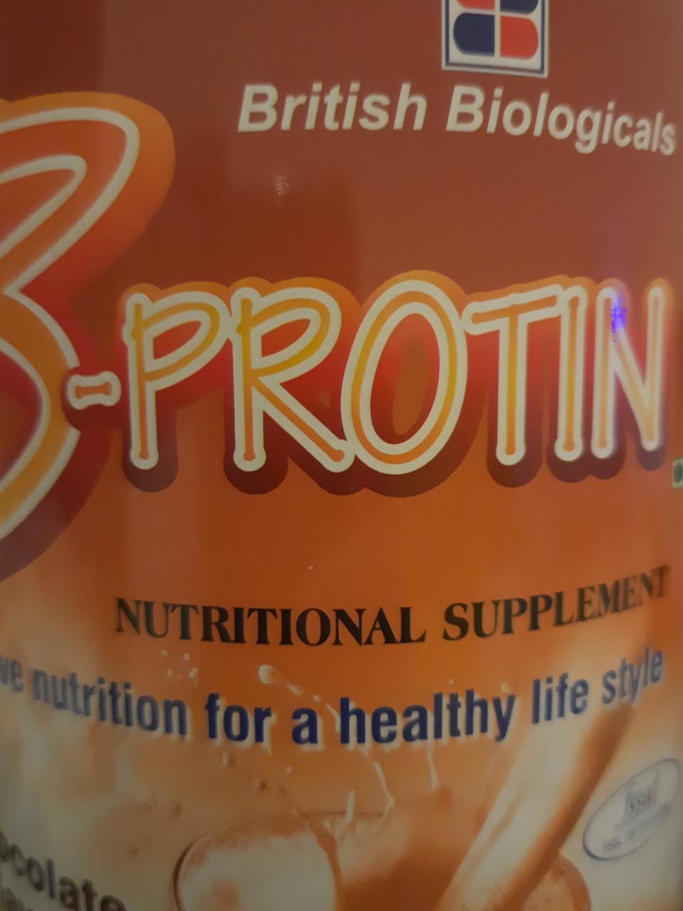 Фото - B-protin протеин со вкусом шоколада British Biologicals