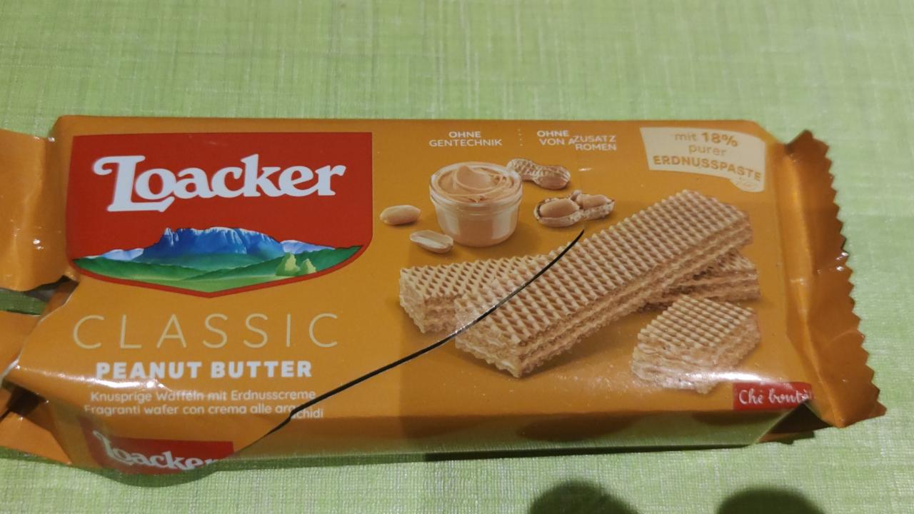 Фото - Peanut butter waffles classic Loacker