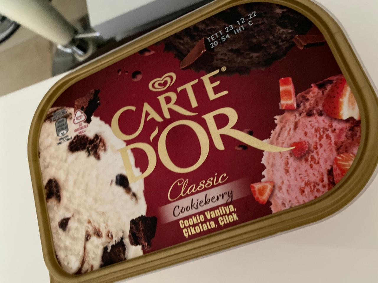 Фото - Мороженное клубника шоколад ваниль Carte Dor