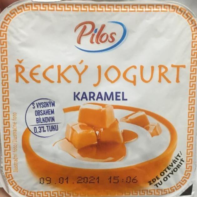 Фото - Греческий йогурт Карамель 0.3% Pilos