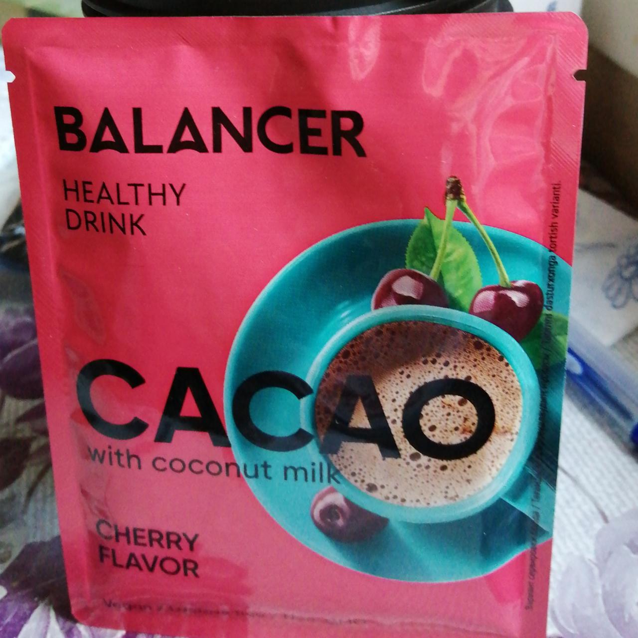 Фото - Какао на кокосовом молоке Вишня Balancer