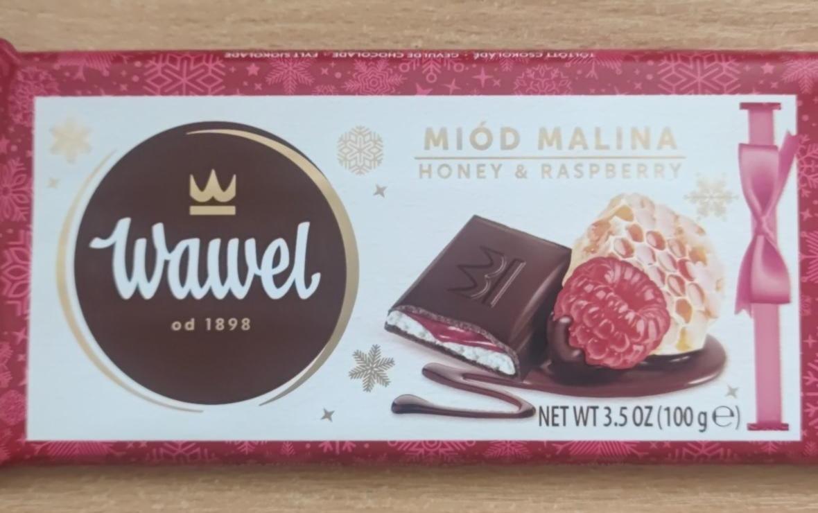Фото - Шоколад молочный со вкусом меда и малины Wawel