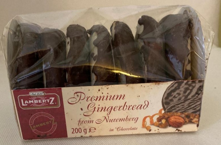 Фото - Пряники на тонкой вафле в шоколадной глазури со вкусом шоколада 'Lambertz'