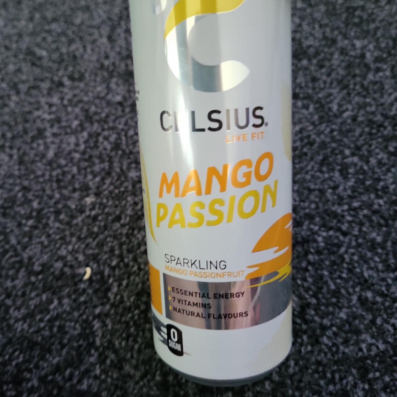 Фото - газированный напиток витаминный манго-пэшшн фрут Celsius