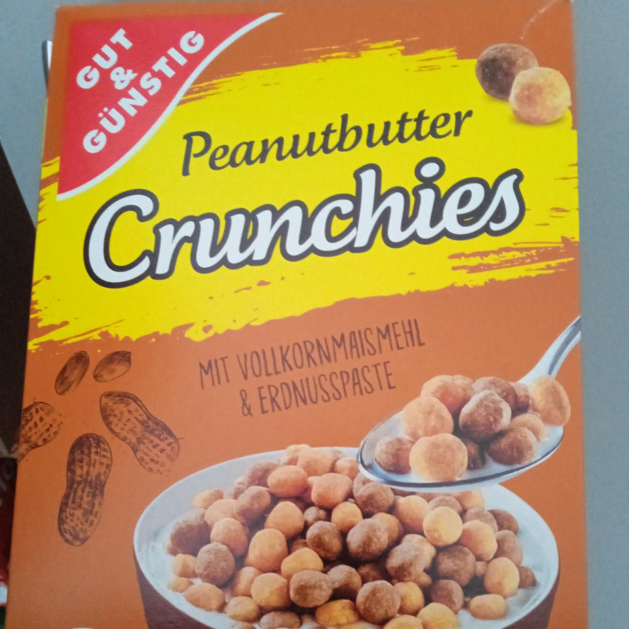 Фото - Сухие завтраки шарики Peanutbutter Crunchies Gut & Günstig