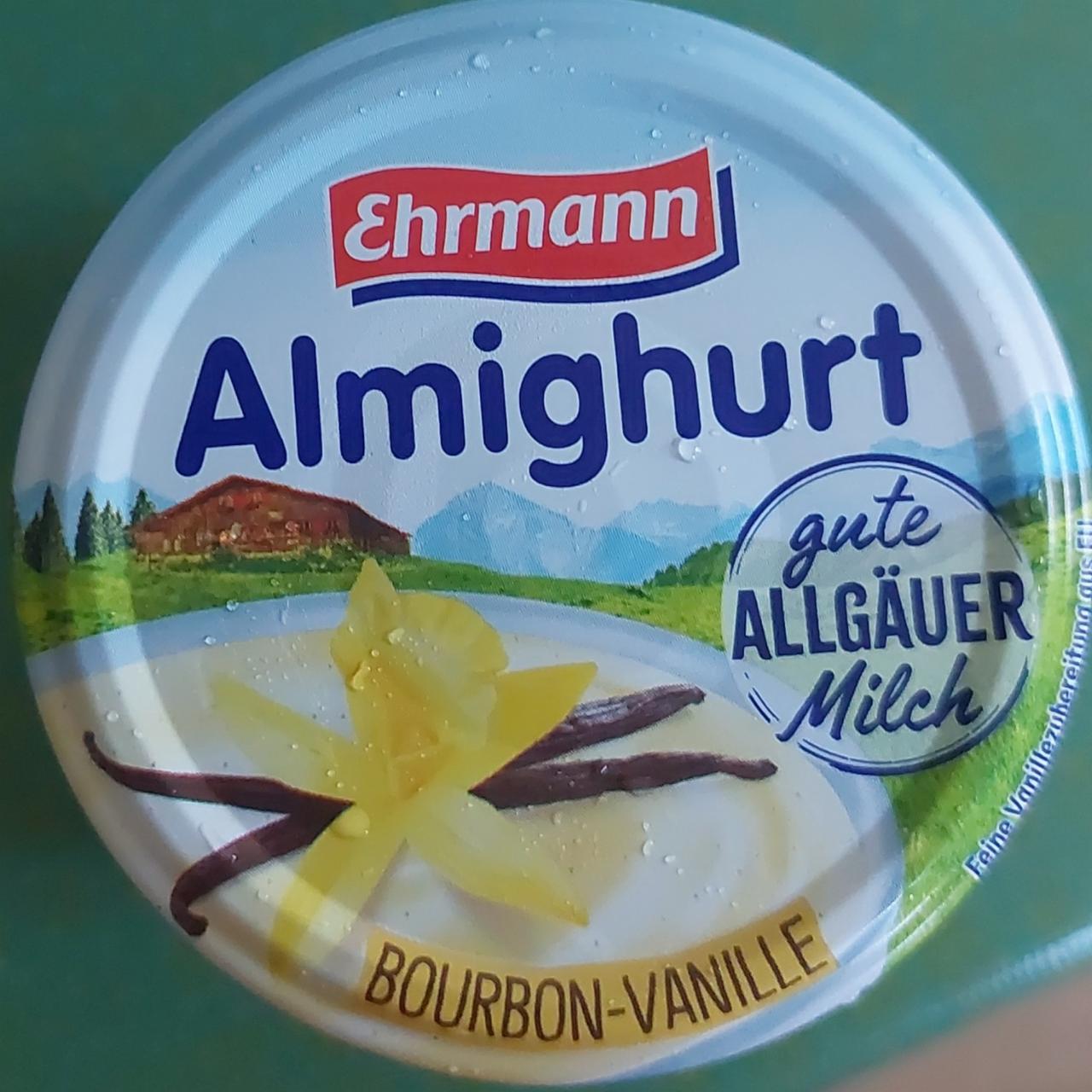 Фото - ванильный йогурт Almighurt Ehrmann