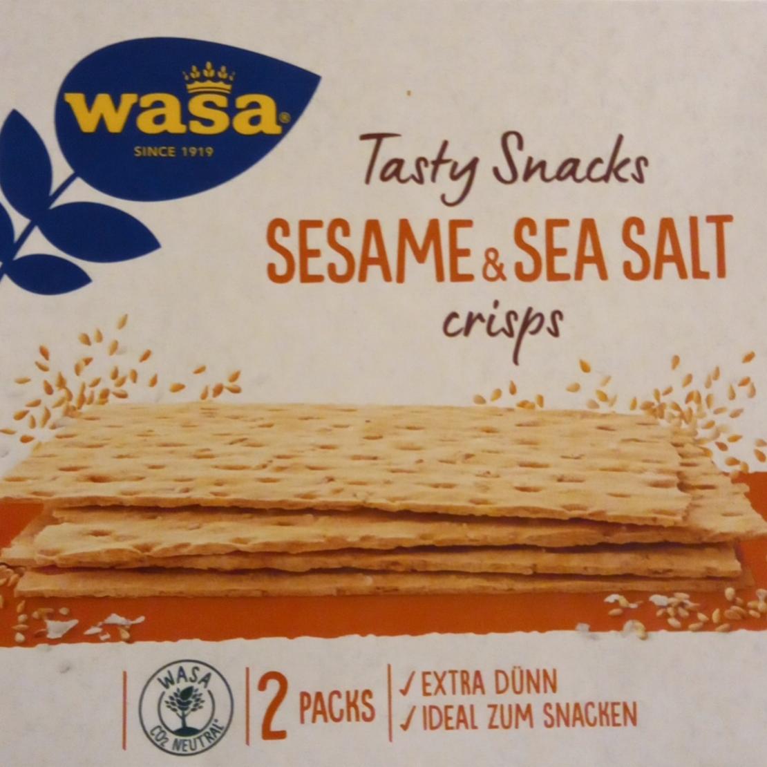 Фото - Crisps delication with Sesame&Sea Salt Wasa