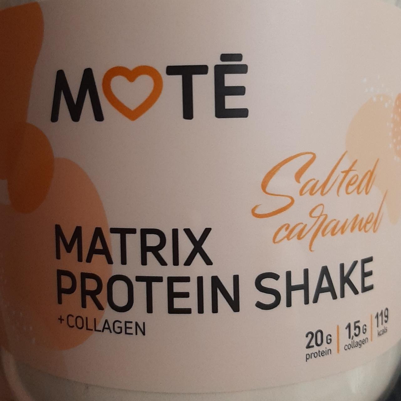Фото - Протеин matrix солёная карамель Mote