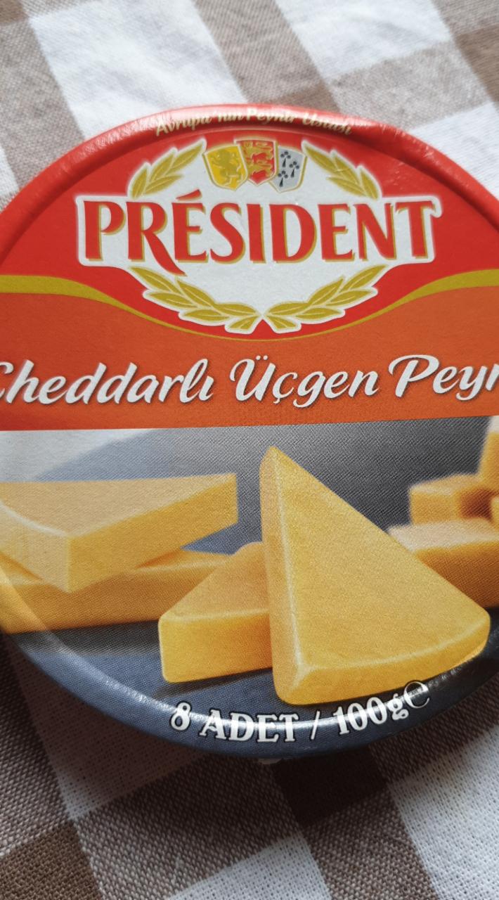 Фото - Cheddarlı Üçgen Peynir President