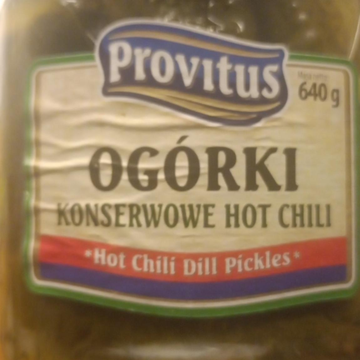 Фото - Ogorki konserwowe hot chili Provitus
