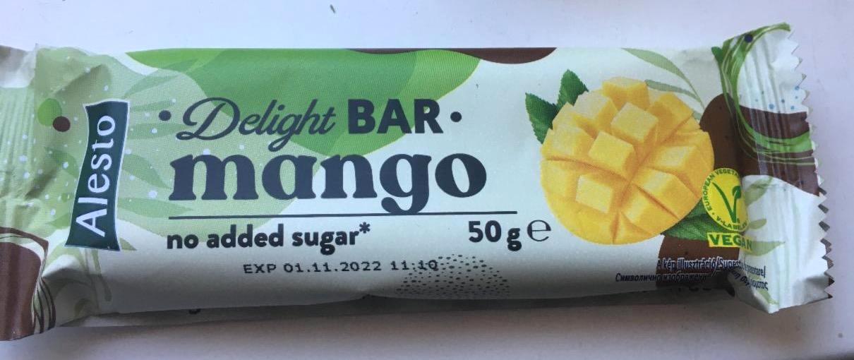 Фото - Delight BAR Mango no added sugar Alesto