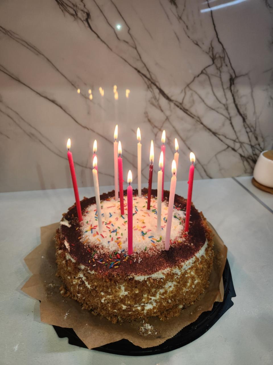 Фото - бисквитный торт с заварным кремом