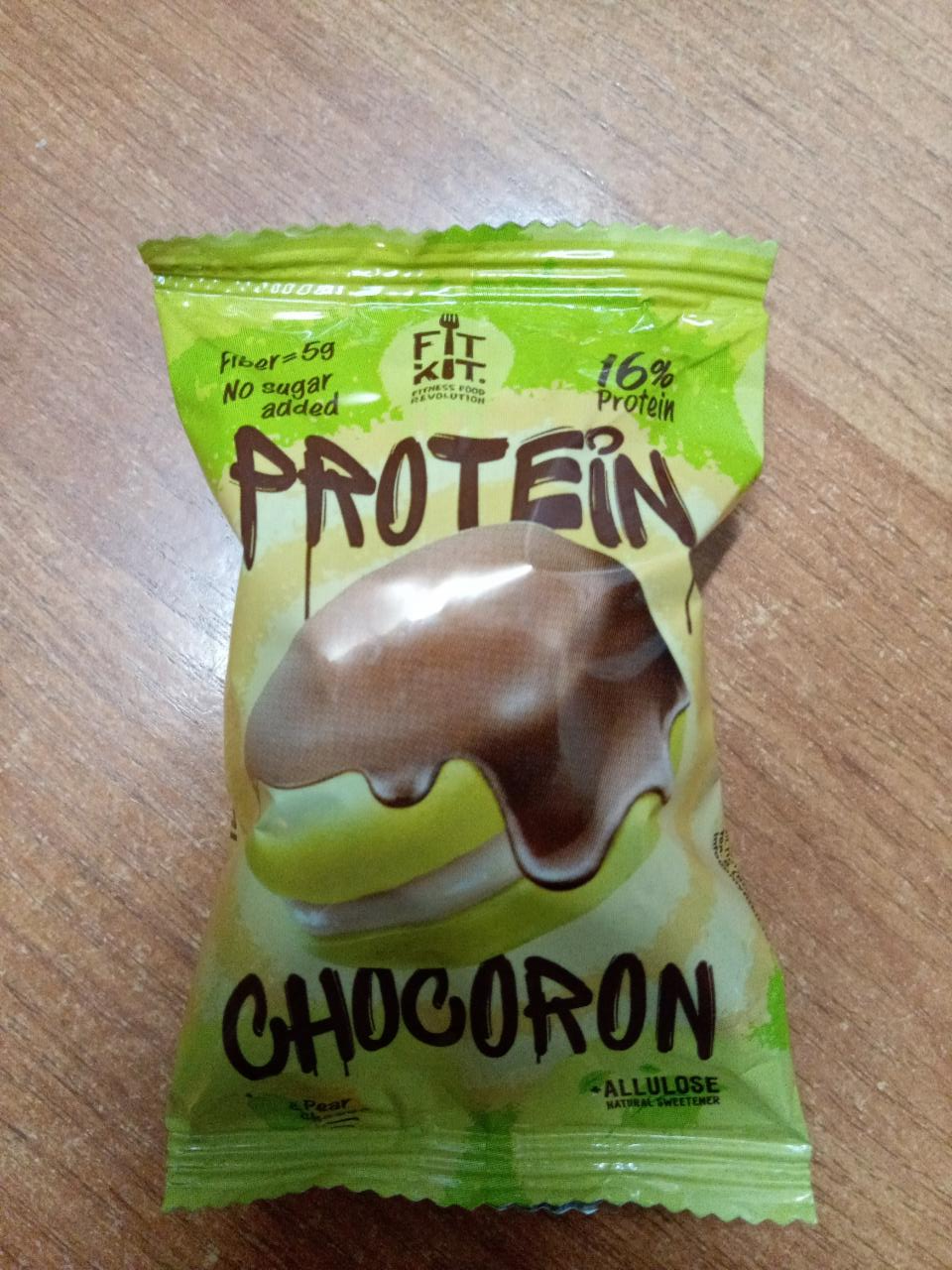 Фото - Протеиновое печенье со вкусом груша сыр Protein chocoron Fit Kit