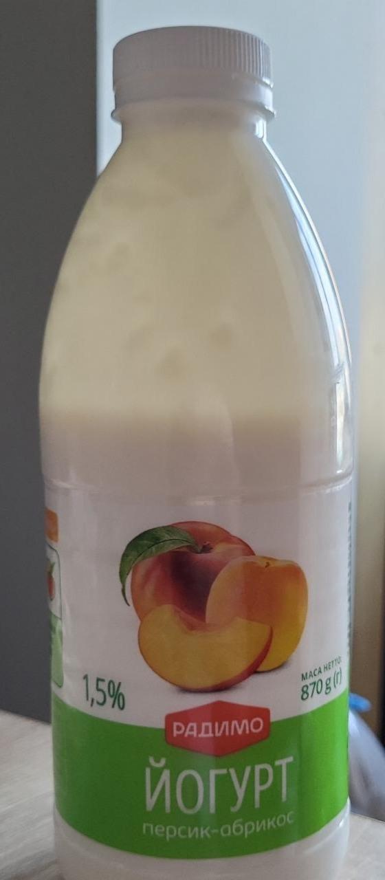 Фото - Йогурт 1.5% персик-абрикос РадиМо