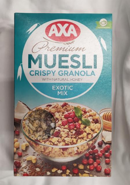Фото - Granola muesli exotic mix Гранола мюсли с медом экзотические фрукты AXA