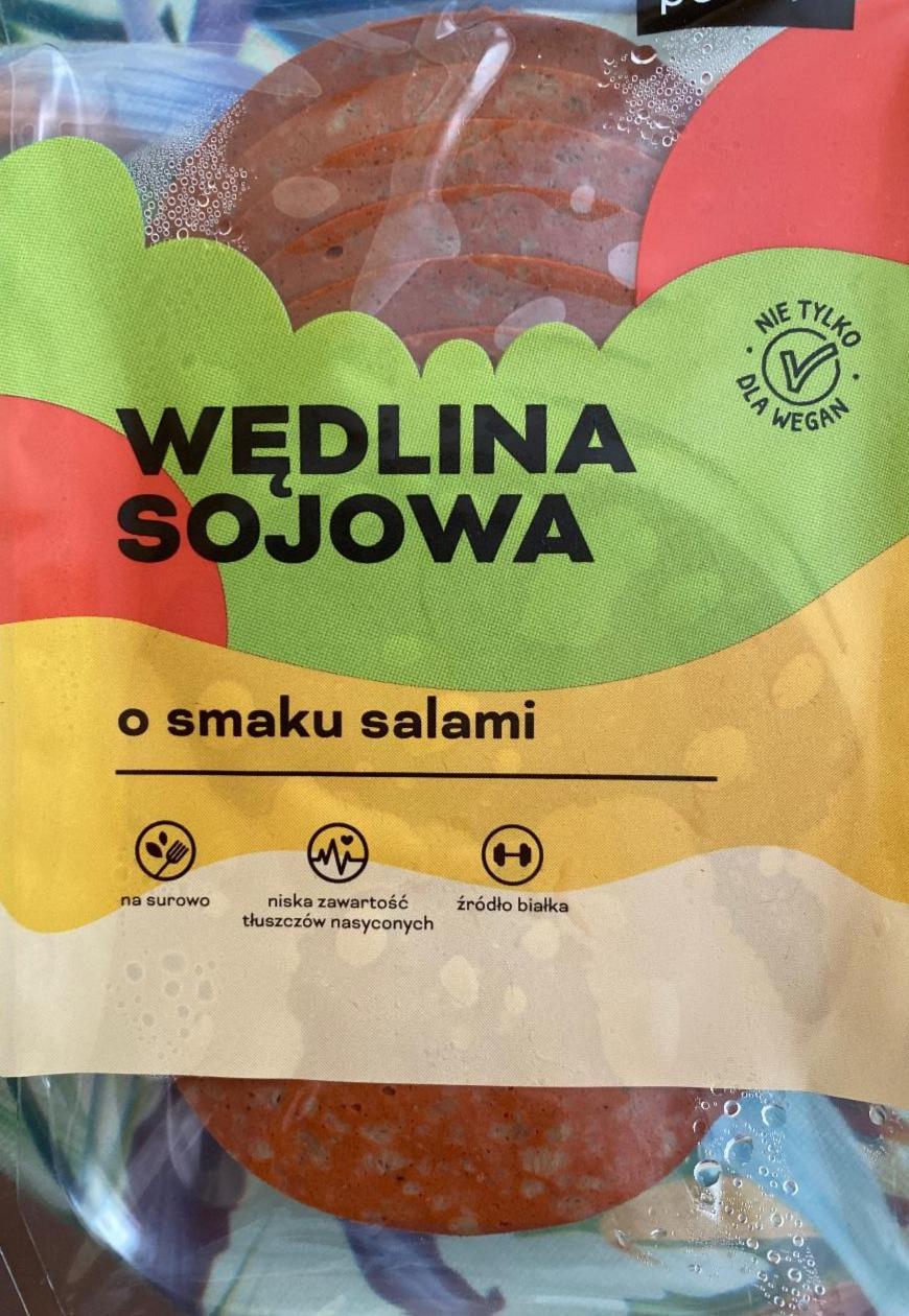 Фото - wędlina sojowa o smaku salami Polsoja