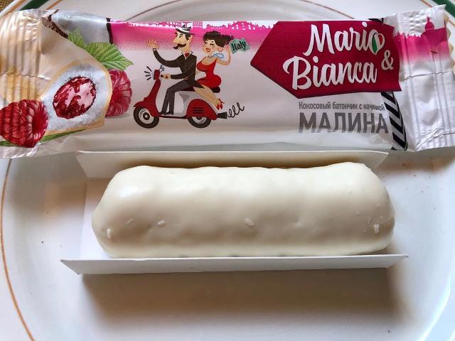 Фото - конфеты кокосовые глазированные малина Марио&Бьянка Mario&Bianca