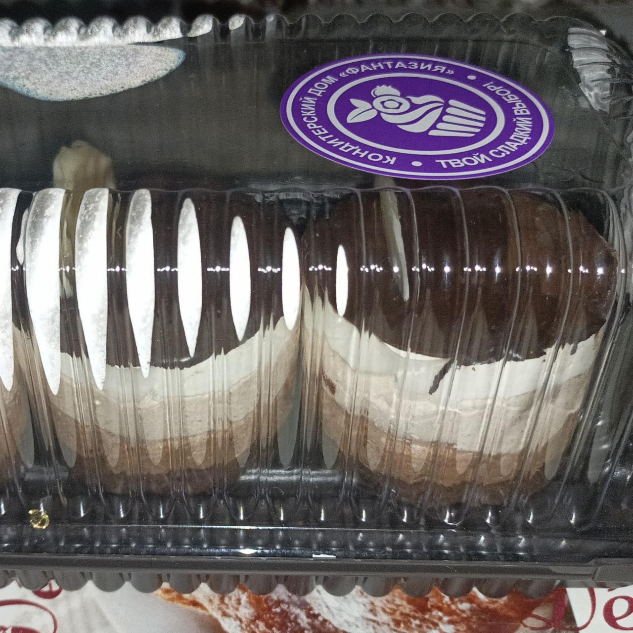 Фото - Пирожное бисквитное Три шоколада Кондитерский дом Фантазия