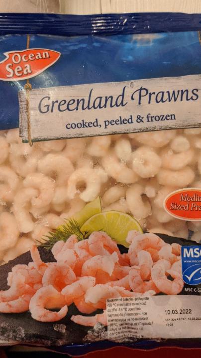 Фото - greenland prawns cooked, peeled & frozen Ocean Sea
