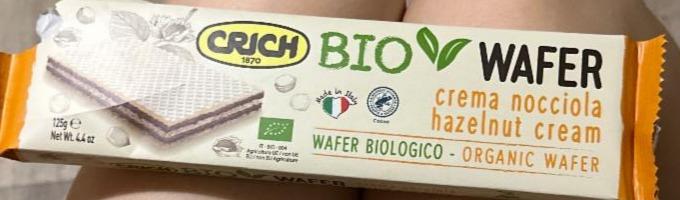 Фото - Вафли с лесными орехами органические Bio Wafer Crich
