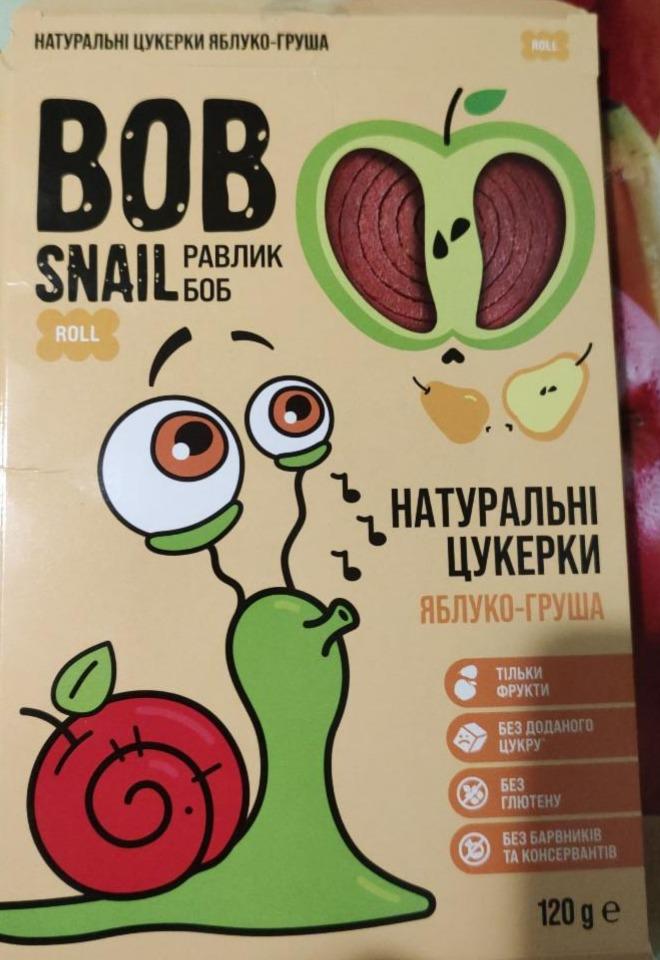 Фото - Натуральные яблочно-грушевые конфеты Bob Snail