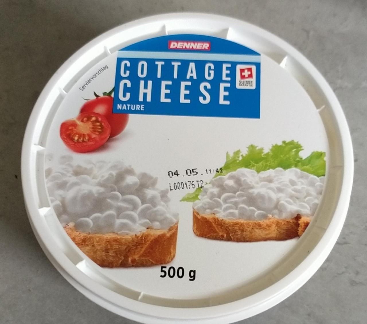 Фото - Зернистый творог Cottage Cheese Nature Denner