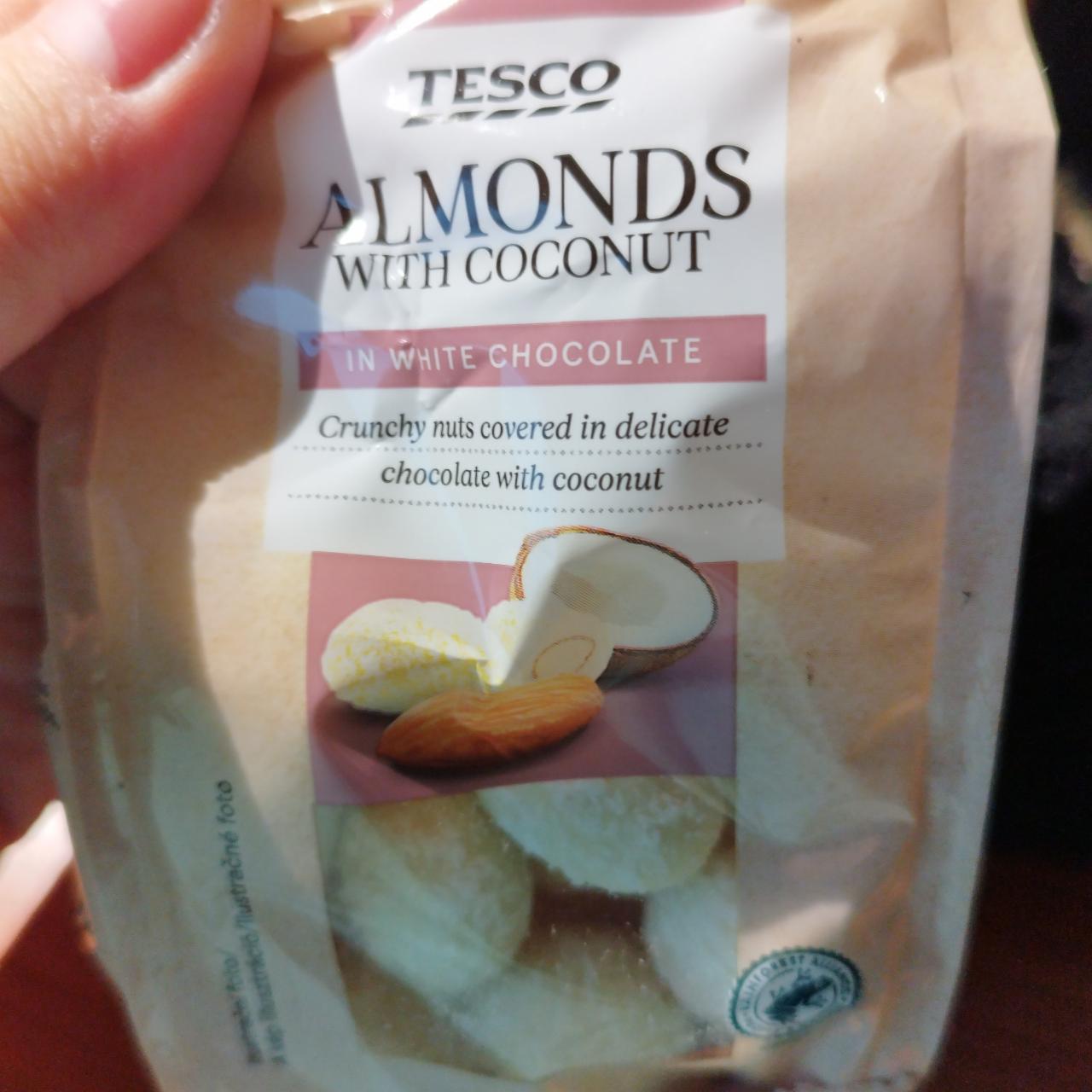 Фото - Almonds with coconut in white chocolate Tesco