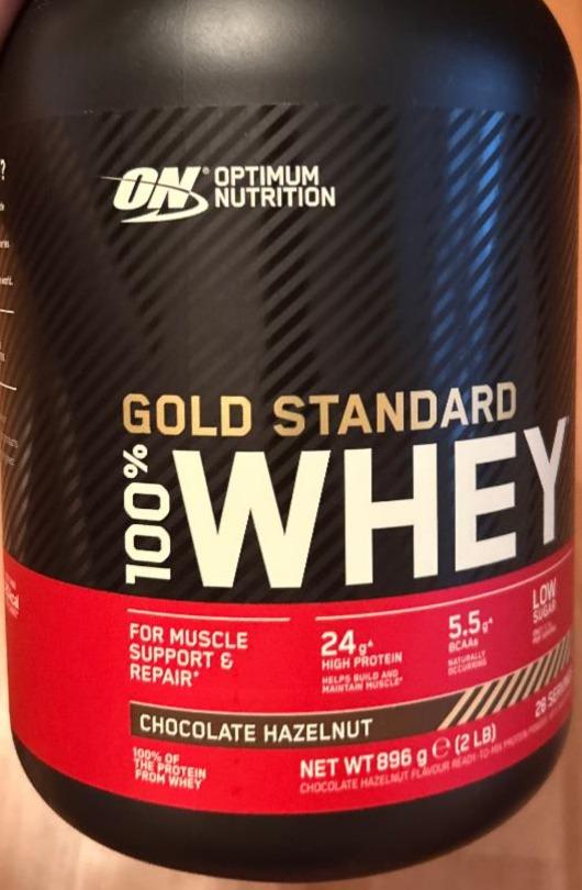 Фото - Протеин 100% Gold Standard Whey Chocolate Hazelnut Optimum Nutrition
