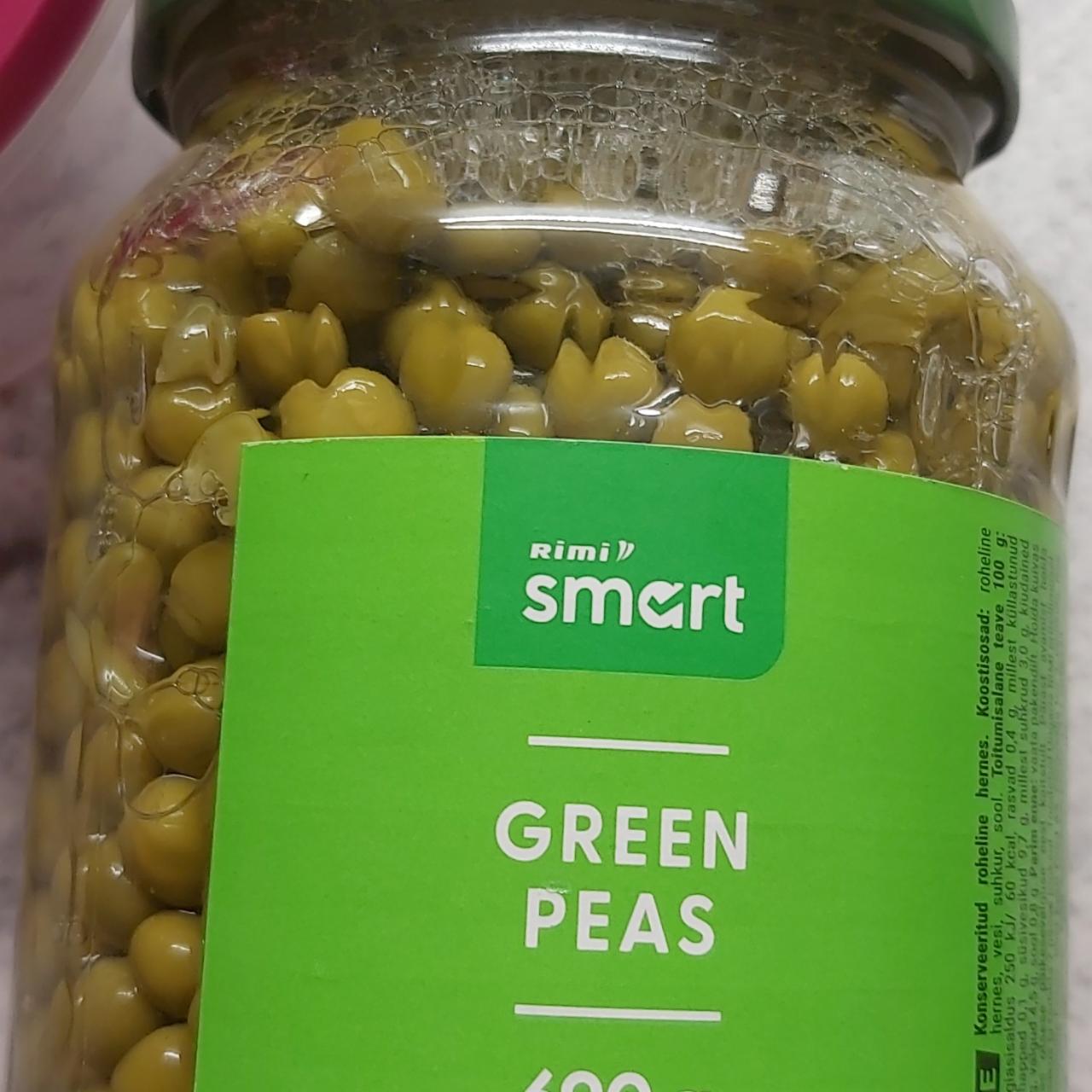 Фото - Консервированый зелёный горошек green peas Rimi Smart