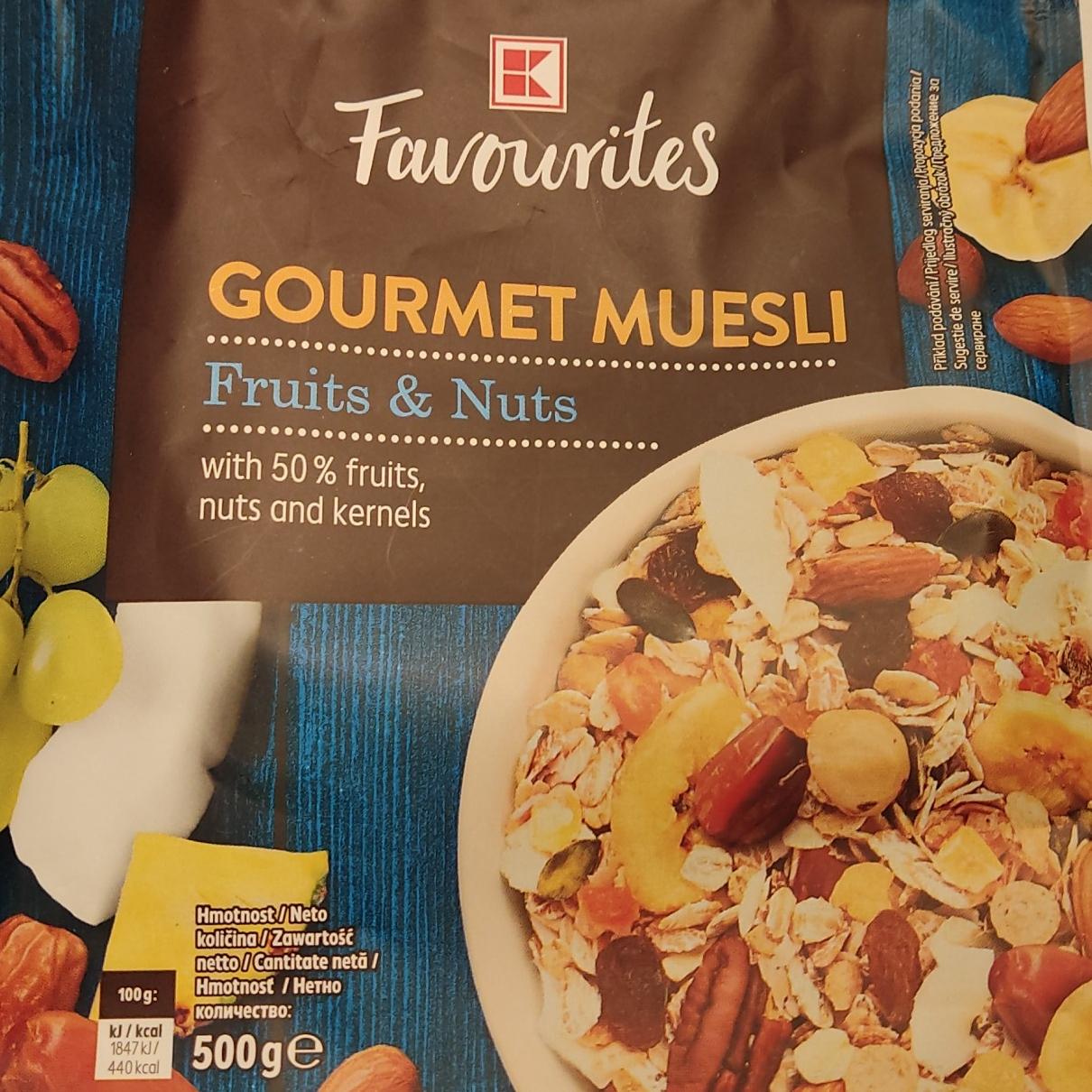 Фото - Gourmet Muesli Fruits&Nuts K-Favourites