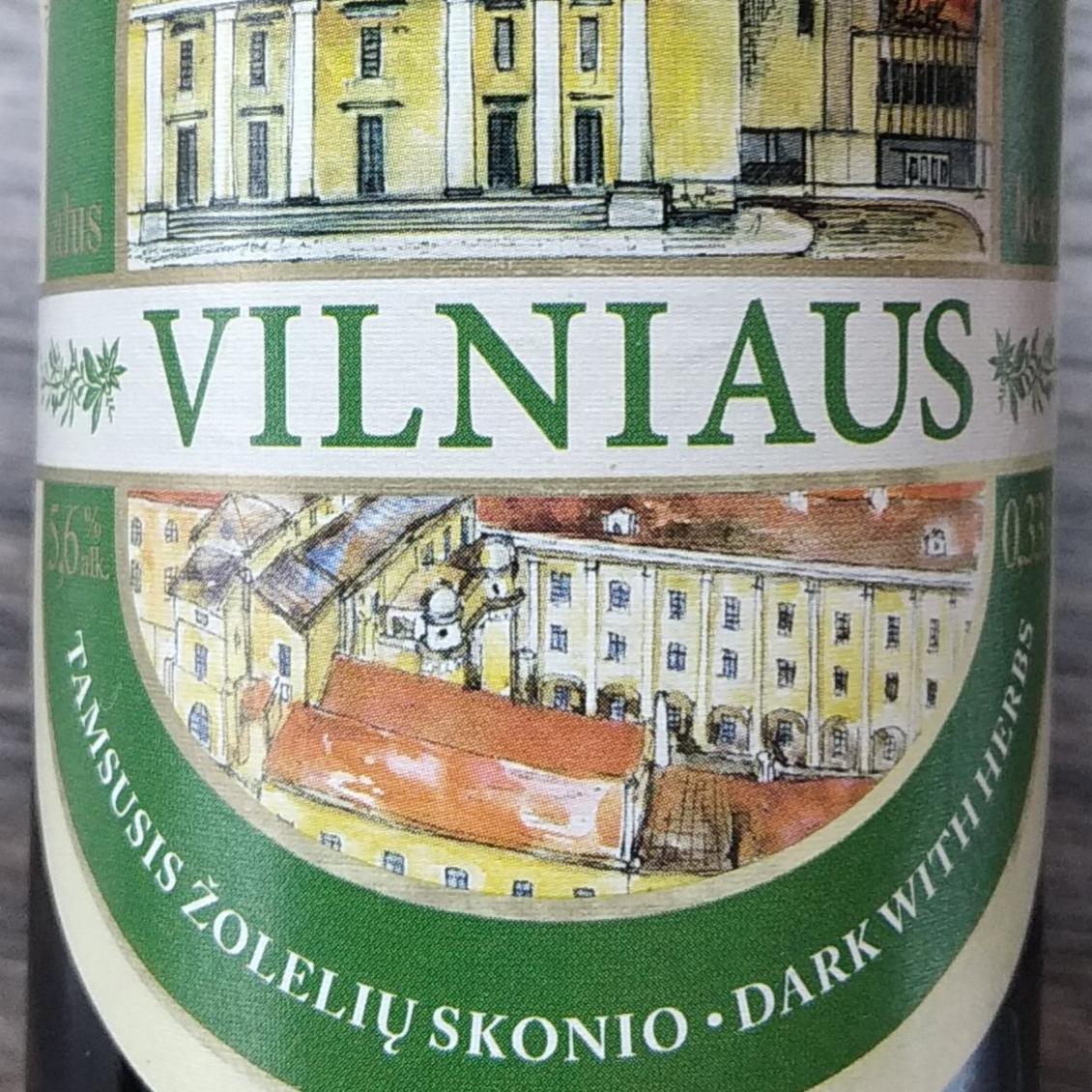 Фото - Пиво темное фильтрованное 5.6% Vilniaus