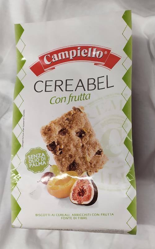 Фото - Cereabel con frutta Campiello печенье инжир, абрикос, виноград