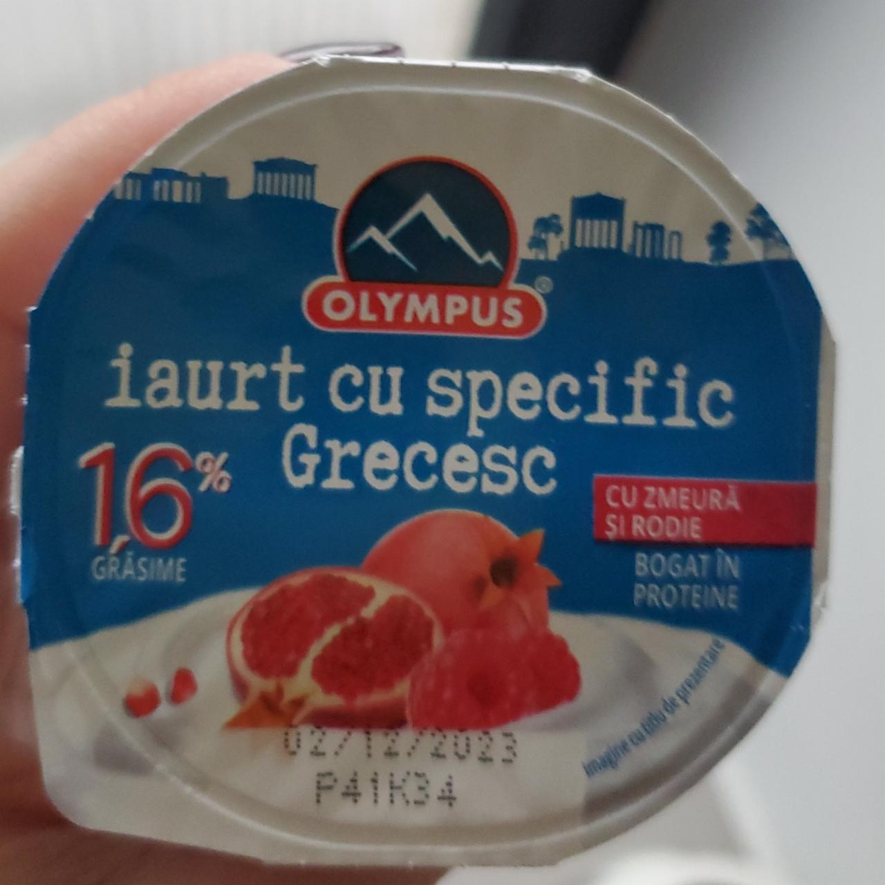 Фото - йогурт греческий гранат-малина Оlympus