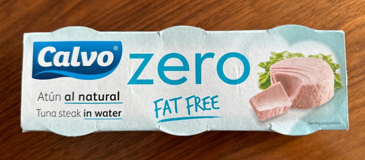 Фото - тунец в собственном соку zero fat free обезжиренный Сalvo
