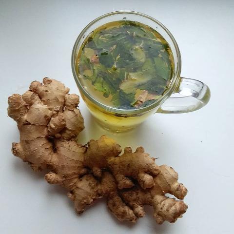 Фото - Зеленый чай с имбирем без сахара