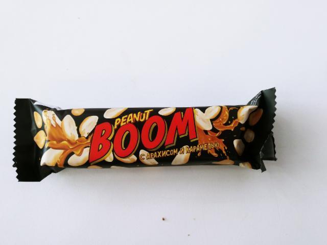 Фото - Шоколадный батончик 'Peanut Boom' с арахисом и карамелью