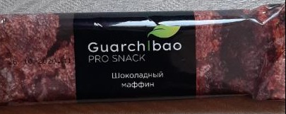 Фото - батончик шоколадный маффин guarchibao pro snack