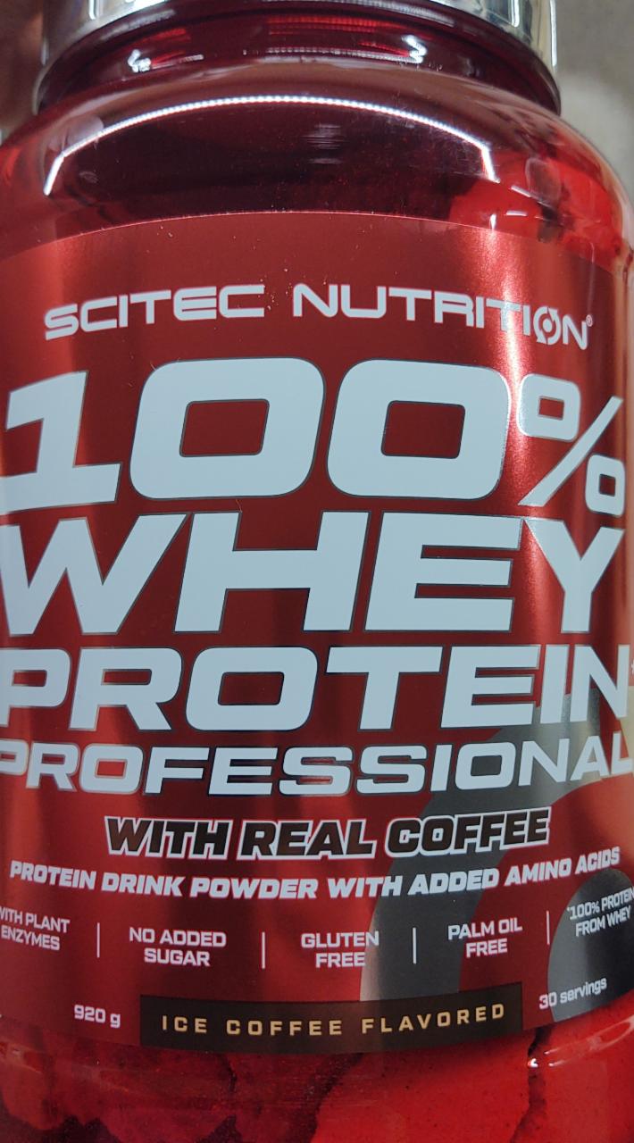 Фото - Протеин 100% Whey Protein Professional Ледяной кофе Scitec Nutrition