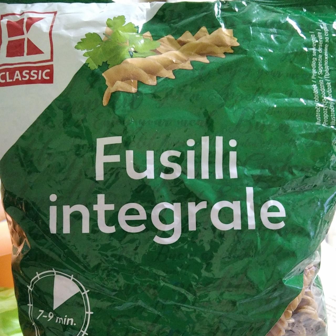 Фото - Макароны Fusilli Integrale K-Classic