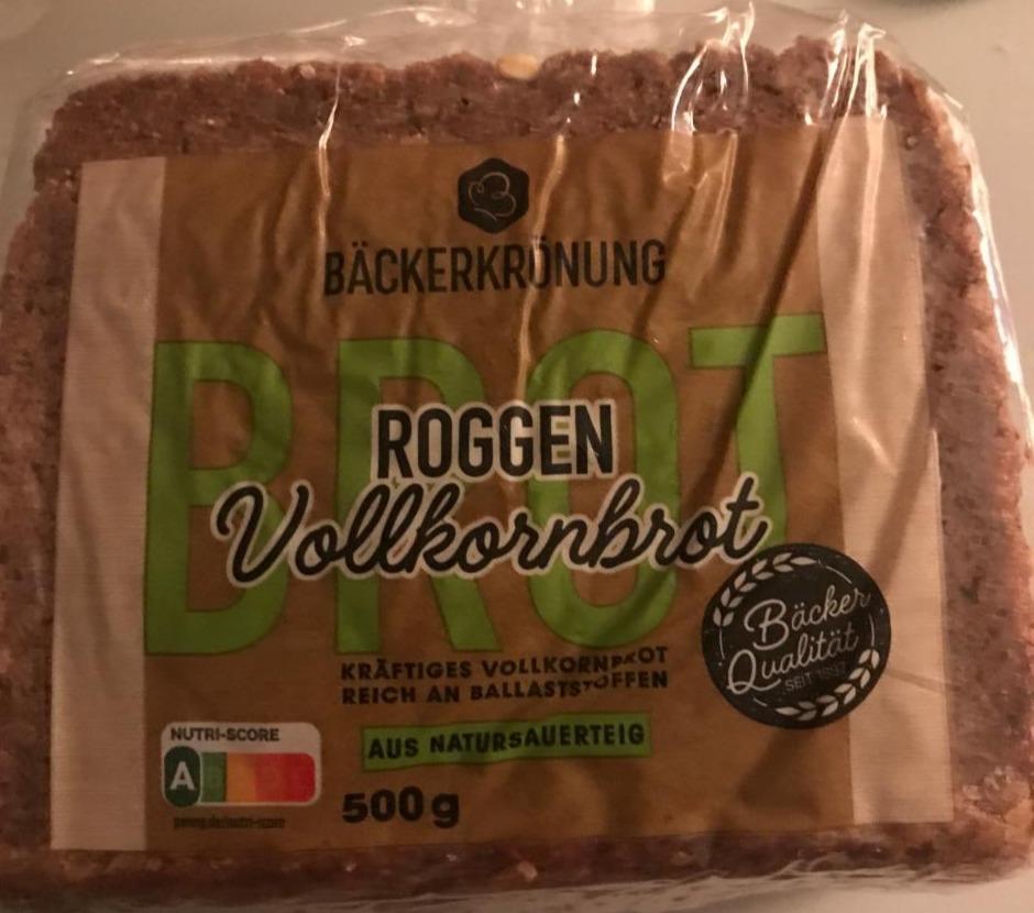 Фото - Хлеб цельнозерновой Roggen Vollkornbrot BäckerKrönung