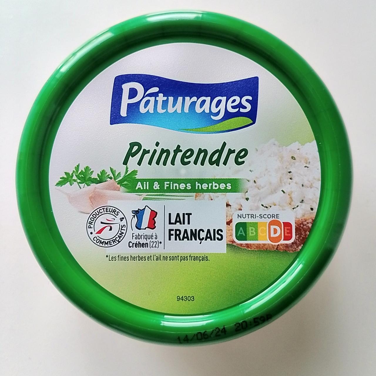 Фото - Сырная намазка Printendre All&Fines herbes Paturages