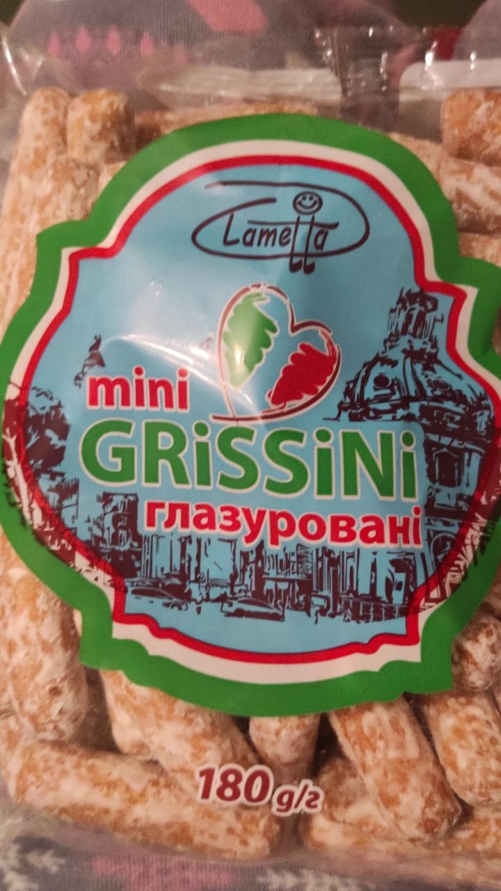 Фото - Печенье сахарное глазированное mini grissini Lamella