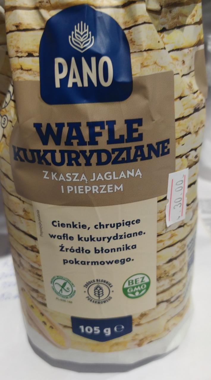 Фото - Хлебцы кукурузные Wafle z Kaszą jaglaną i Pieprzem Pano